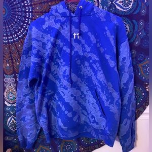 SOLD locally purchased blue tie dye sweatshirt